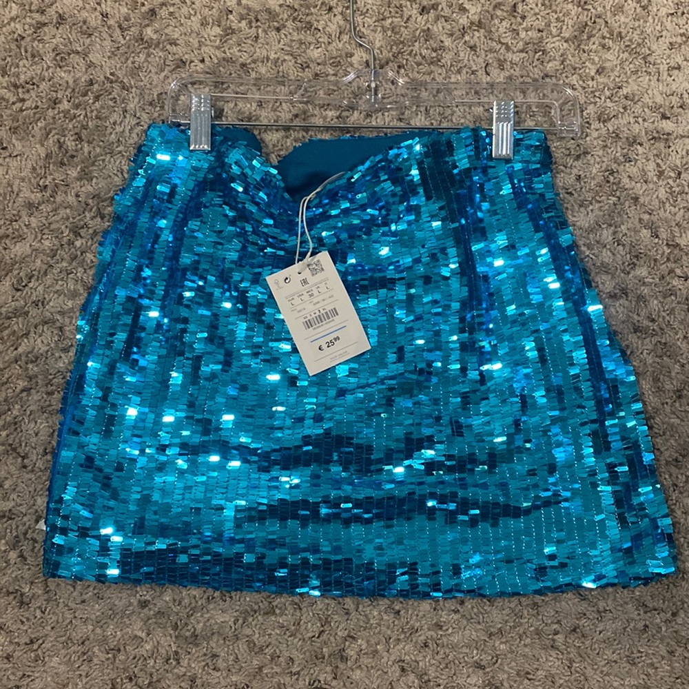 Sparkly/sequin blue skirt